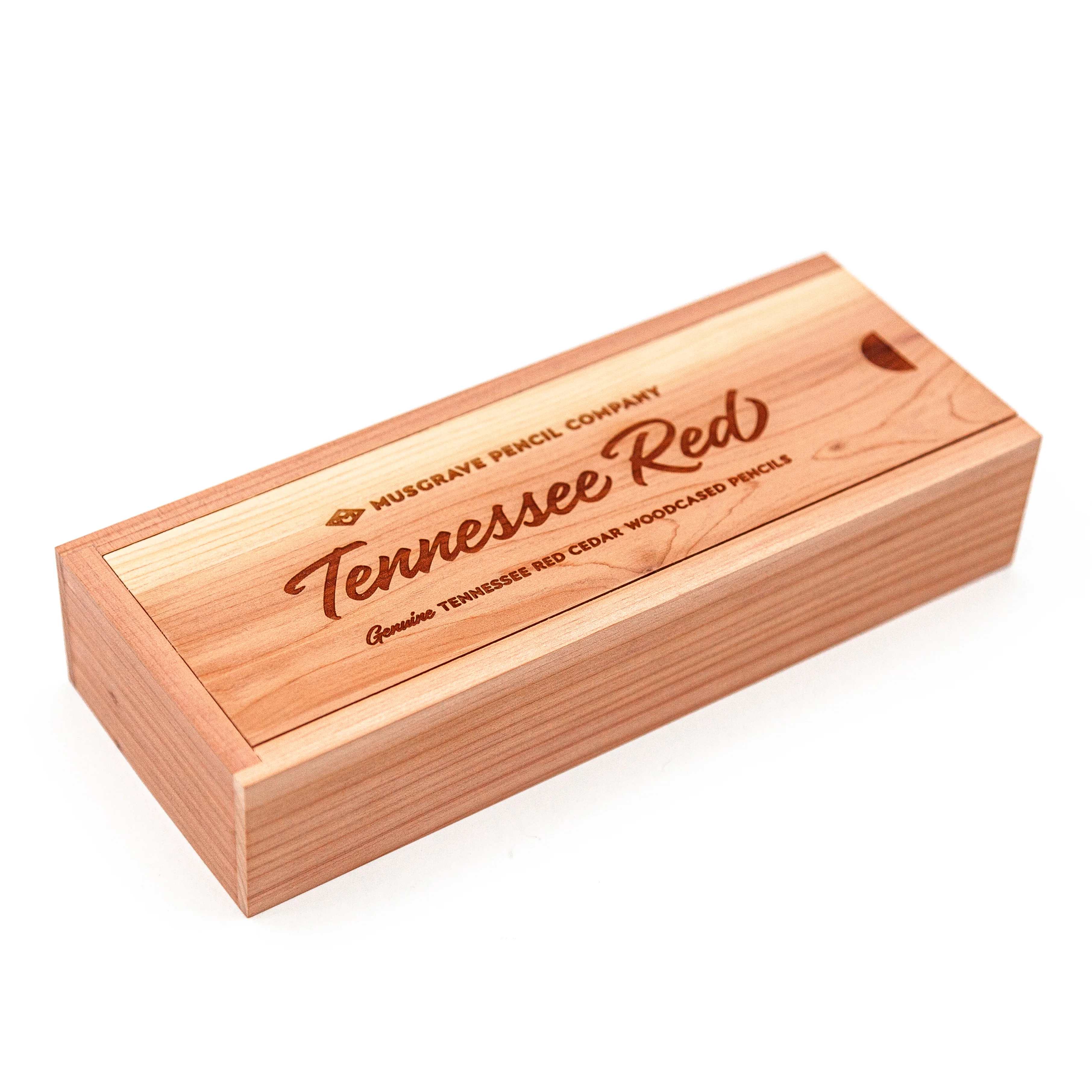 24-pack Tennessee Red™ Pencil — Cedar Box Set with Tennessee Red Logo - Image 3