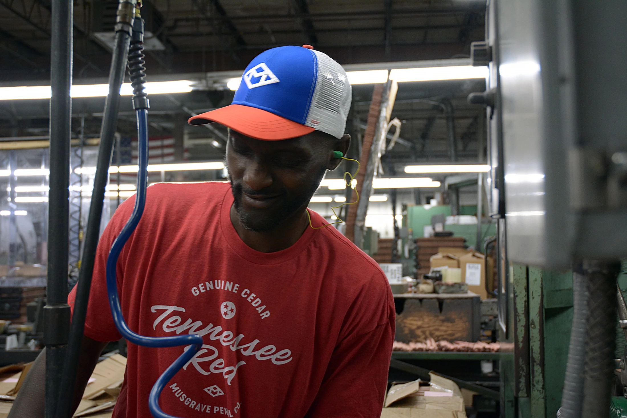 Musgrave + BOCO Trucker Hat - Red and Blue - Image 8